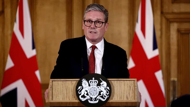 O primeiro-ministro da Grã-Bretanha, Sir Keir Starmer - Metrópoles