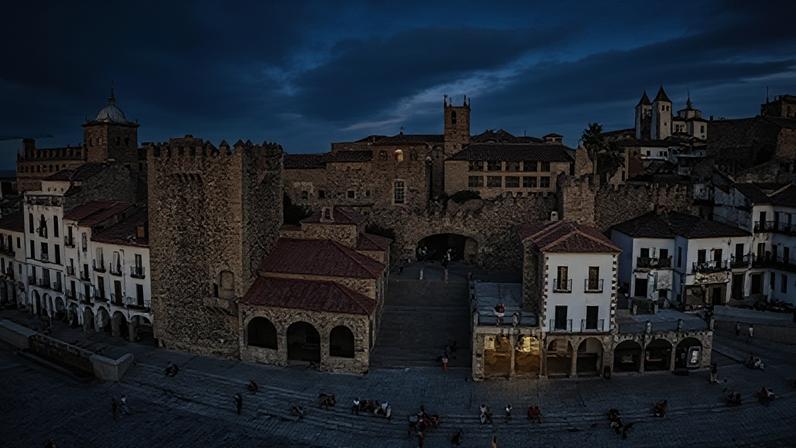 Plaza Mayor de Cáceres.