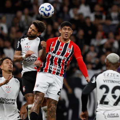 Corinthians enfrenta o São Paulo em clássico para sair do Z-4