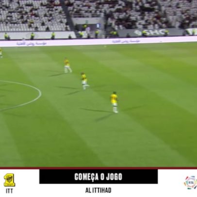 Al Shabab e Al Ittihad empatam no início da partida