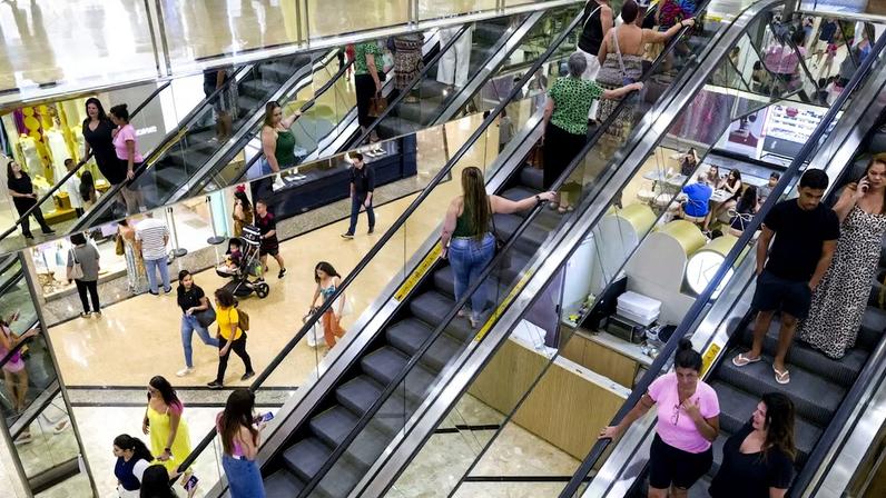 Barra Shopping, no Rio de Janeiro: ponto de atenção para a receita das operadoras de shoppings está nas categorias mais expostas à concorrência internacional.