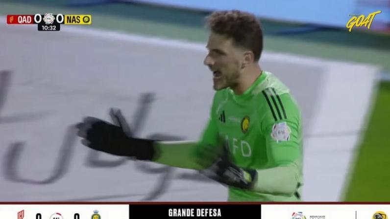 Al Qadisiya - Al Nassr 0 - 0 | DEFESA DO GOLEIRO - Bento