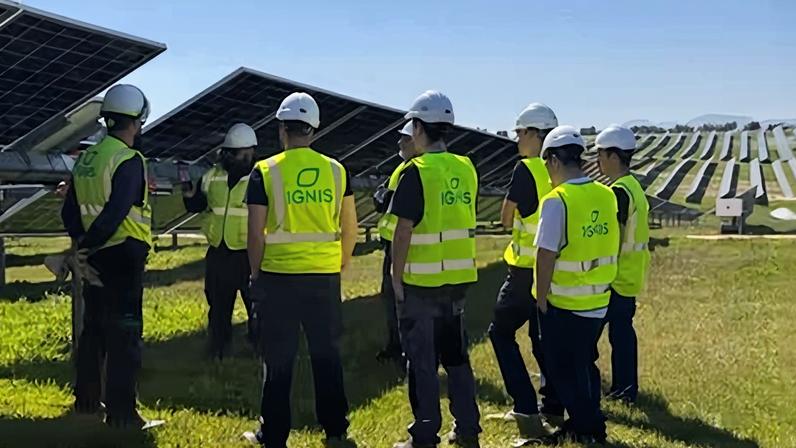 Instalacion fotovoltaica de Ignis.