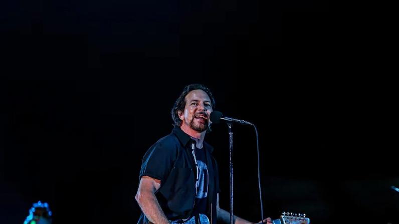Show da banda Pearl Jam no Lollapalooza Brasil 2018.