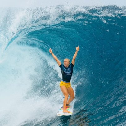 Tati Weston-Webb compete pela 1ª vez após virar mãe e redefine visão do esporte