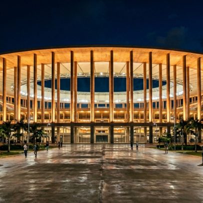 Projeto de Eduardo Castro Mello para 72 mil: maior palco esportivo da capital