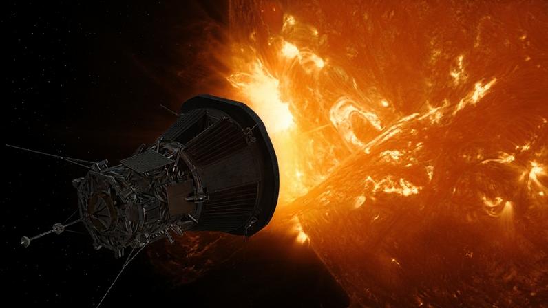 (Imagem ilustrativa)Sonda robótica com escudo térmico de carbono em missão inédita para coletar dados da coroa solar