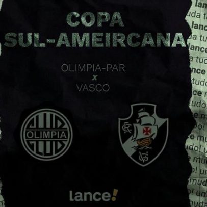 Olimpia x Vasco: onde assistir, horário e escalações da Sul-Americana