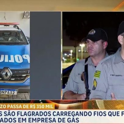 Fios furtados são recuperados pela polícia