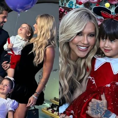 Virginia Fonseca e Zé Felipe vão ao aniversário da filha Maria Alice