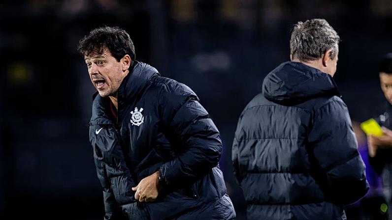 Fernando Diniz ainda não sabe o que é perder com o Corinthians na Libertadores. Foto: Rodrigo Coca/Agência Corinthians