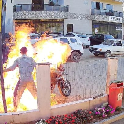 Mãe morre após tentar impedir filho de incendiar moto no Espírito Santo