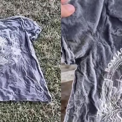 Cidade brasileira registra -4,61°C, a menor temperatura do ano, e congela camiseta