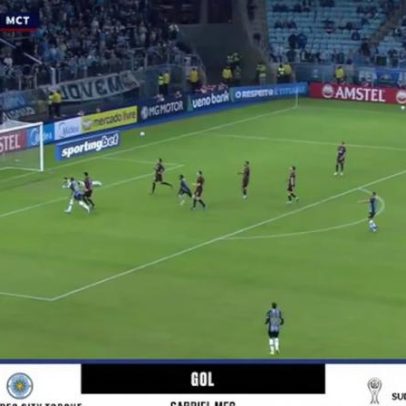 Joia do Grêmio marca gol aos 2 minutos em campo