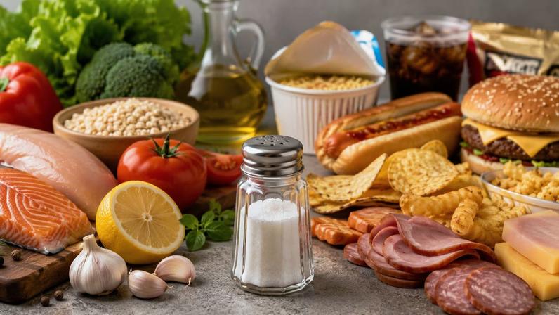 O excesso de sal pode estar escondido em alimentos consumidos todos os dias
