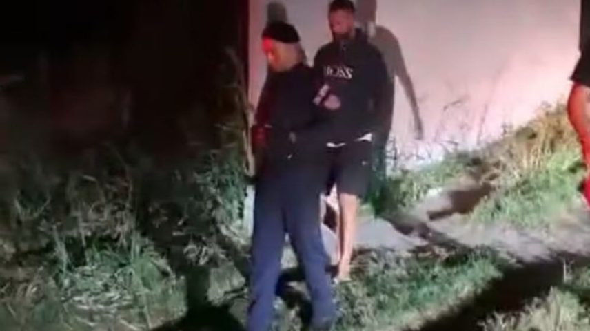 Momento que o goleiro Bruno foi preso na região dos lagos, no Rio