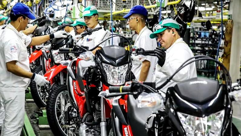 Fábrica de motos da Honda