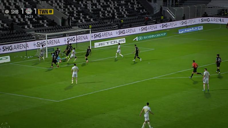 Al Shabab – Al Taawoun 1 - 2 | GOL – Roger Martínez
