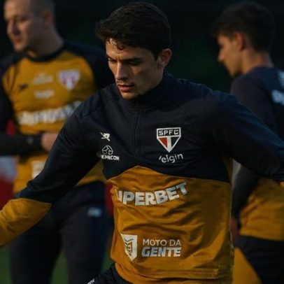 São Paulo encerra preparação para enfrentar Botafogo com Pablo Maia