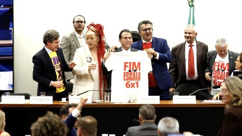 O ministro do Trabalho, Luiz Marinho, durante comissão especial para discutir o fim da escala 6 X 1, na 4ª feira (27.mai.2026)