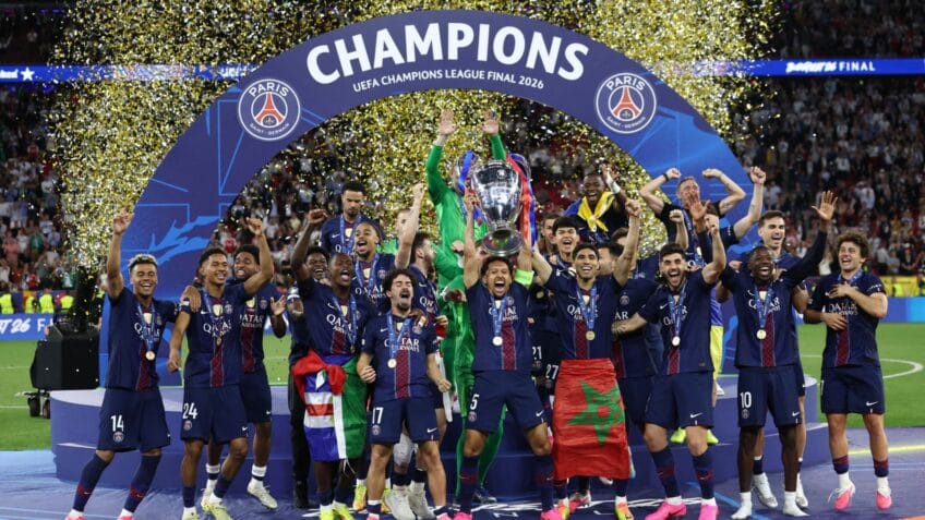 PSG pagará R$ 5,9 milhões a cada atleta pelo título da Champions