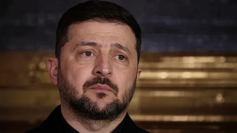 Presidente ucraniano Volodymyr Zelensky em Munique 14/2/2026