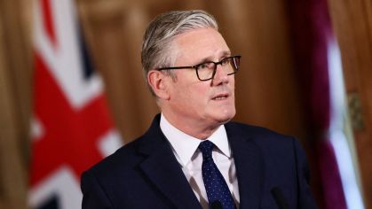 Primeiro-ministro britânico Keir Starmer faz declaração à imprensa em Londres 30 de abril de 2026 REUTERS/Jack Taylor