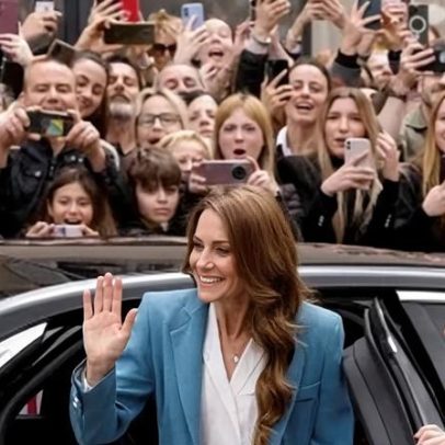 Princesa Kate realiza primeira viagem internacional desde diagnóstico de câncer