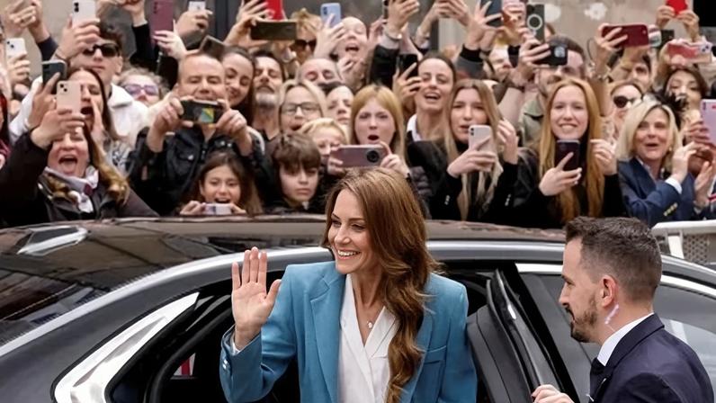 Princesa Kate visita Reggio Emilia, na Itália 13 de maio de 2026 REUTERS/Remo Casilli
