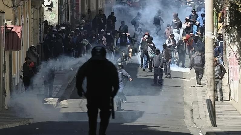 Protesto em La Paz