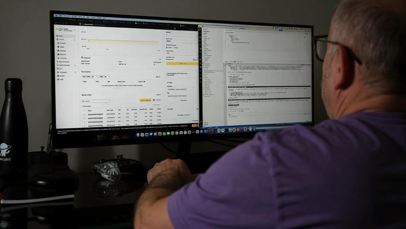 Agente trader | Nesler treinou um agente com inteligência artificial com base em seus próprios instintos de investidor. Foto: Rachel Wisniewski/Bloomberg