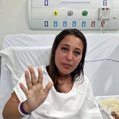 Jovem resgatada após 40 horas no mar grava vídeo no hospital
