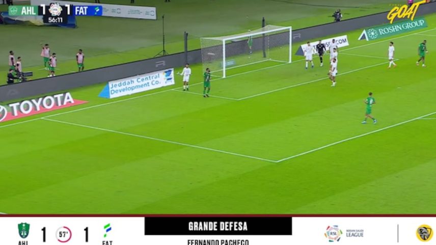 Al Ahli SC - Al Fateh 1 - 1 | DEFESA DO GOLEIRO - Fernando Pacheco