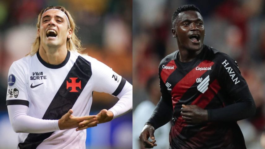 Caludio Spinelli e Kevin Viveros são as esperanças de gol de Vasco e Athletico-PR
