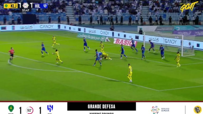 Al Khaleej - Al Hilal 1 - 1 | DEFESA DO GOLEIRO - Yassine Bounou