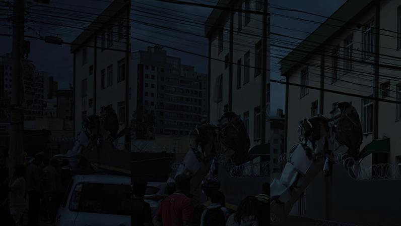 Militares do Corpo de Bombeiros e da Polícia Militar estão no local