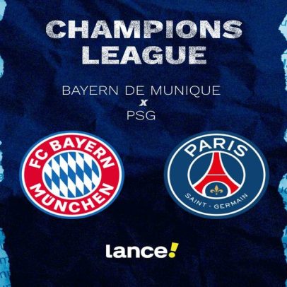 Bayern de Munique x PSG pela Champions League: horário, TV e escalações