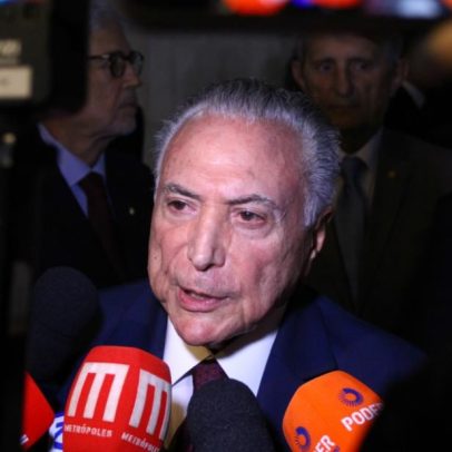 Temer diz estar inteiramente a favor da dosimetria