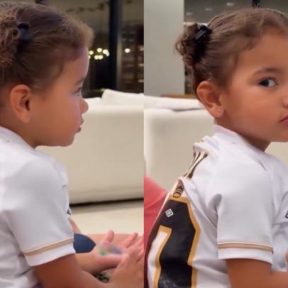 Bruna Biancardi mostra Mavie com ciúmes de crianças ao lado de Neymar