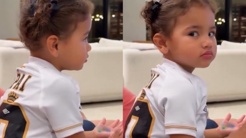Mavie, de 2 anos, é a filha mais velha de Bruna Biancardi com Neymar Jr.