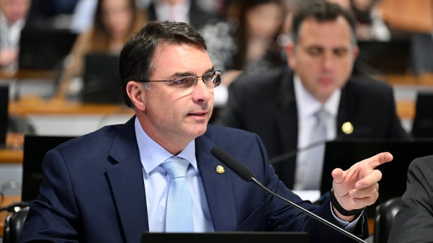 Senador Flávio Bolsonaro. Edilson Rodrigues/Agência Senado – Arquivo