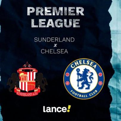 Sunderland x Chelsea: horário, transmissão e provável escalações