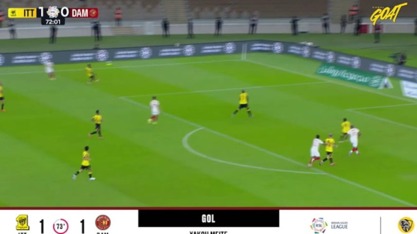 Al Ittihad - Damac 1 - 1 | GOL - Yakou Meite
