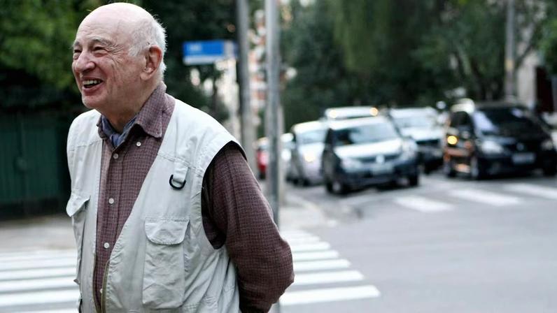 Edgar Morin em visita ao Brasil, em 2009