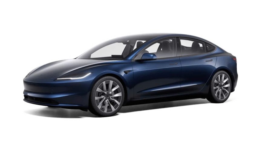 Tesla apresenta só novas cores para Model 3 e Y