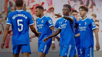 Real Madrid bate Sevilla com gol de Vinicius Jr.