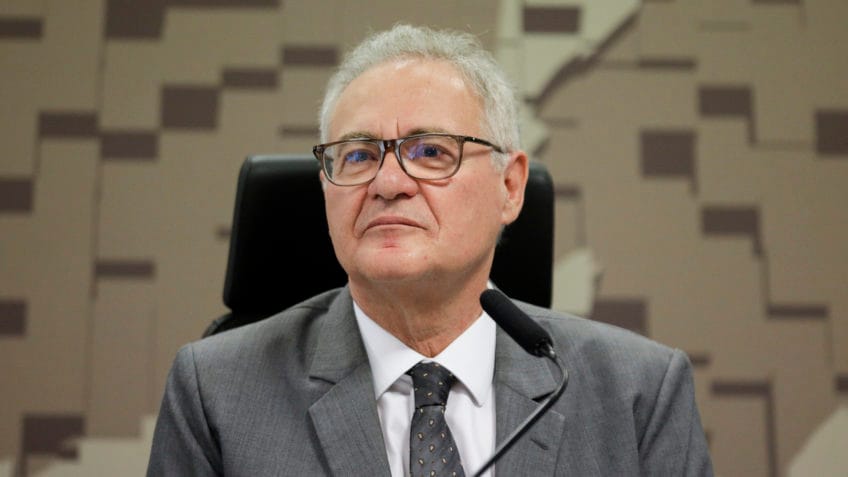 Na imagem, o senador Renan Calheiros