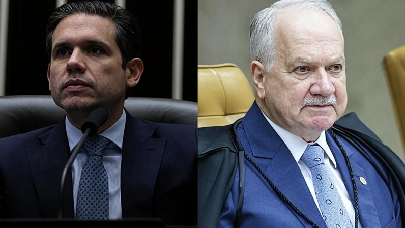 O presidente da Câmara dos Deputados, Hugo Motta (Republicanos-PB), e o presidente do STF (Supremo Tribunal Federal), ministro Edson Fachin