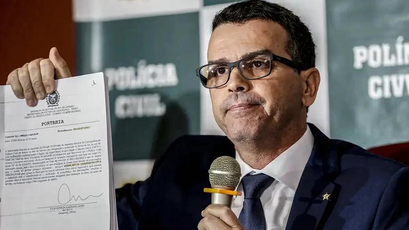 O delegado da Polícia Civil Rivaldo Barbosa, que chefiou a corporação em 2018, ano do assassinato de Marielle Franco