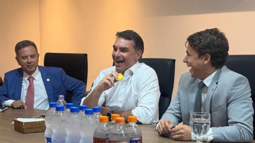 Rogério Marinho, Flávio Bolsonaro e Nikolas Ferreira